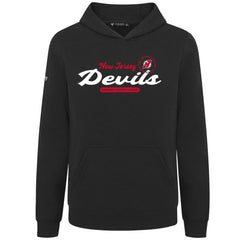 New Jersey Devils Levelwear Youth Podium Monument Pullover Hoodie - Black | US 203146439