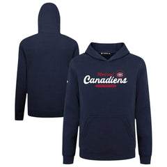Montreal Canadiens Levelwear Youth Podium Monument Pullover Hoodie - Navy | US 203146448