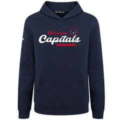 Washington Capitals Levelwear Youth Podium Monument Pullover Hoodie - Navy | US 203146449