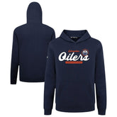 Edmonton Oilers Levelwear Youth Podium Monument Pullover Hoodie - Navy | US 203146450