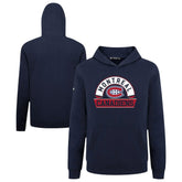Montreal Canadiens Levelwear Youth Podium Banner Arch Pullover Hoodie - Navy | US 203146473