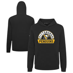 Pittsburgh Penguins Levelwear Youth Podium Banner Arch Pullover Hoodie - Black | US 203146479