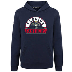 Florida Panthers Levelwear Youth Podium Banner Arch Pullover Hoodie - Navy | US 203146481