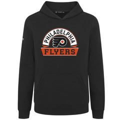 Philadelphia Flyers Levelwear Youth Podium Banner Arch Pullover Hoodie - Black | US 203146483