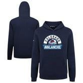 Colorado Avalanche Levelwear Youth Podium Banner Arch Pullover Hoodie - Navy | US 203146487