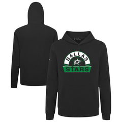 Dallas Stars Levelwear Youth Podium Banner Arch Pullover Hoodie - Black | US 203146491