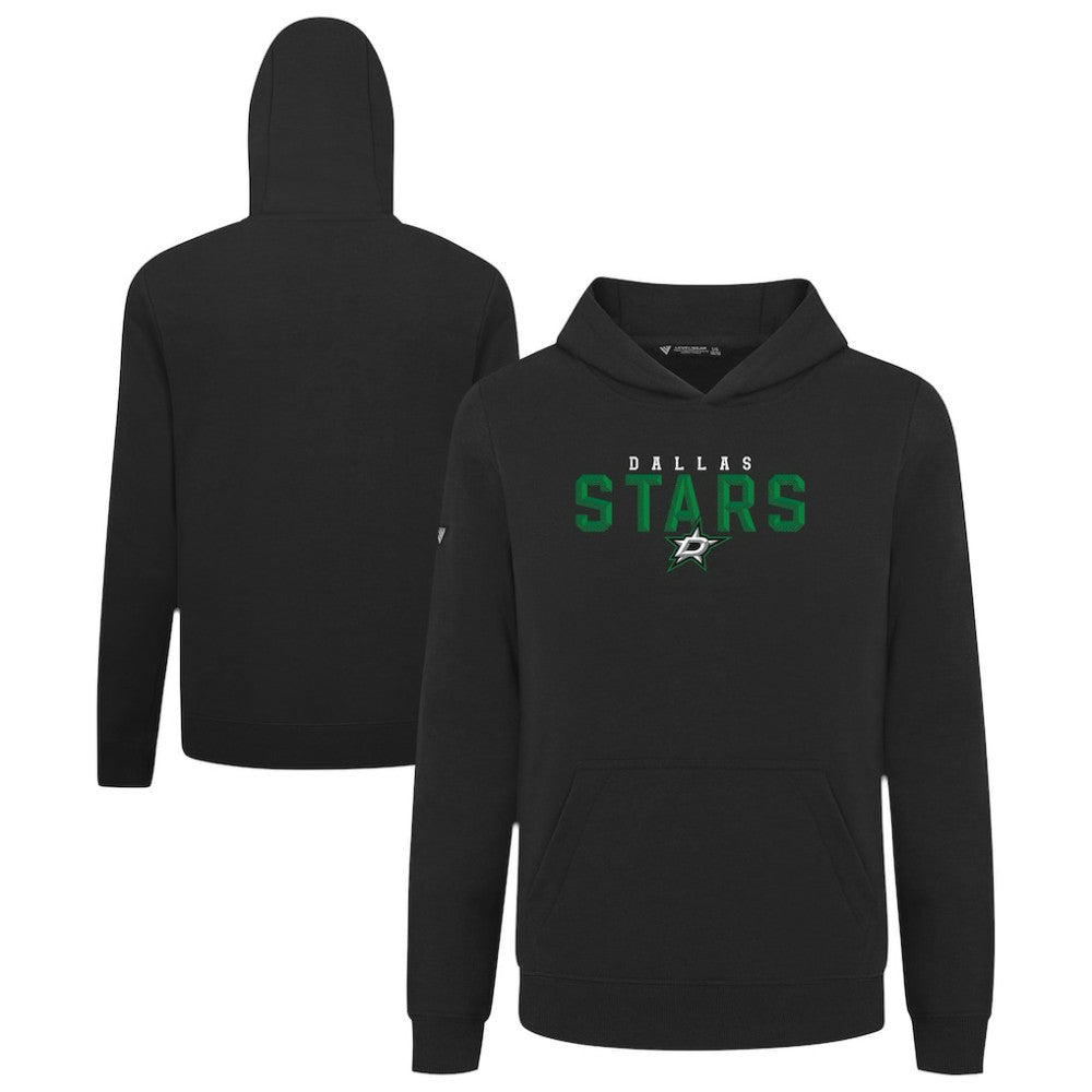 Dallas Stars Levelwear Youth Podium Carve Pullover Hoodie - Black | US 203146503