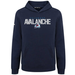 Colorado Avalanche Levelwear Youth Podium Carve Pullover Hoodie - Navy | US 203146506