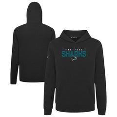San Jose Sharks Levelwear Youth Podium Carve Pullover Hoodie - Black | US 203146507