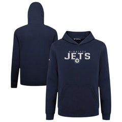 Winnipeg Jets Levelwear Youth Podium Carve Pullover Hoodie - Navy | US 203146509
