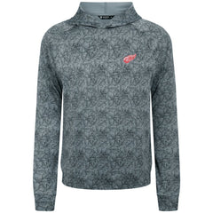 Detroit Red Wings Levelwear Albatross Raglan Pullover Hoodie - Gray | US 203146601