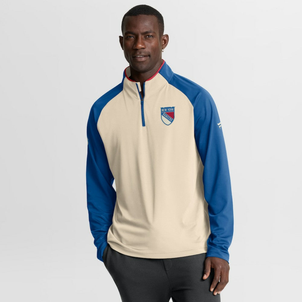 New York Rangers Fanatics 2026 NHL Winter Classic Authentic Pro Quarter-Zip - Natural | US 203148087