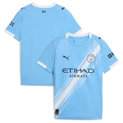 Manchester City Youth 2025/26 Home Replica Jersey Sky Blue - Puma