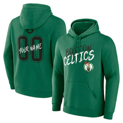 Boston Celtics Hustle Custom Pullover Hoodie Kelly Green