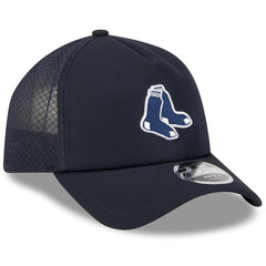 Boston Red Sox New Era 2026 Batting Practice Alternate Apex 9FORTY Adjustable Hat - Navy Hats