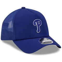 Philadelphia Phillies New Era 2026 Batting Practice Apex 9FORTY Adjustable Trucker Hat - Royal Hats