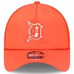 Detroit Tigers New Era 2026 Batting Practice Apex 9FORTY Adjustable Trucker Hat - Orange Hats