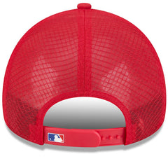Chicago Cubs New Era 2026 Batting Practice Apex 9FORTY Adjustable Trucker Hat - Red Hats