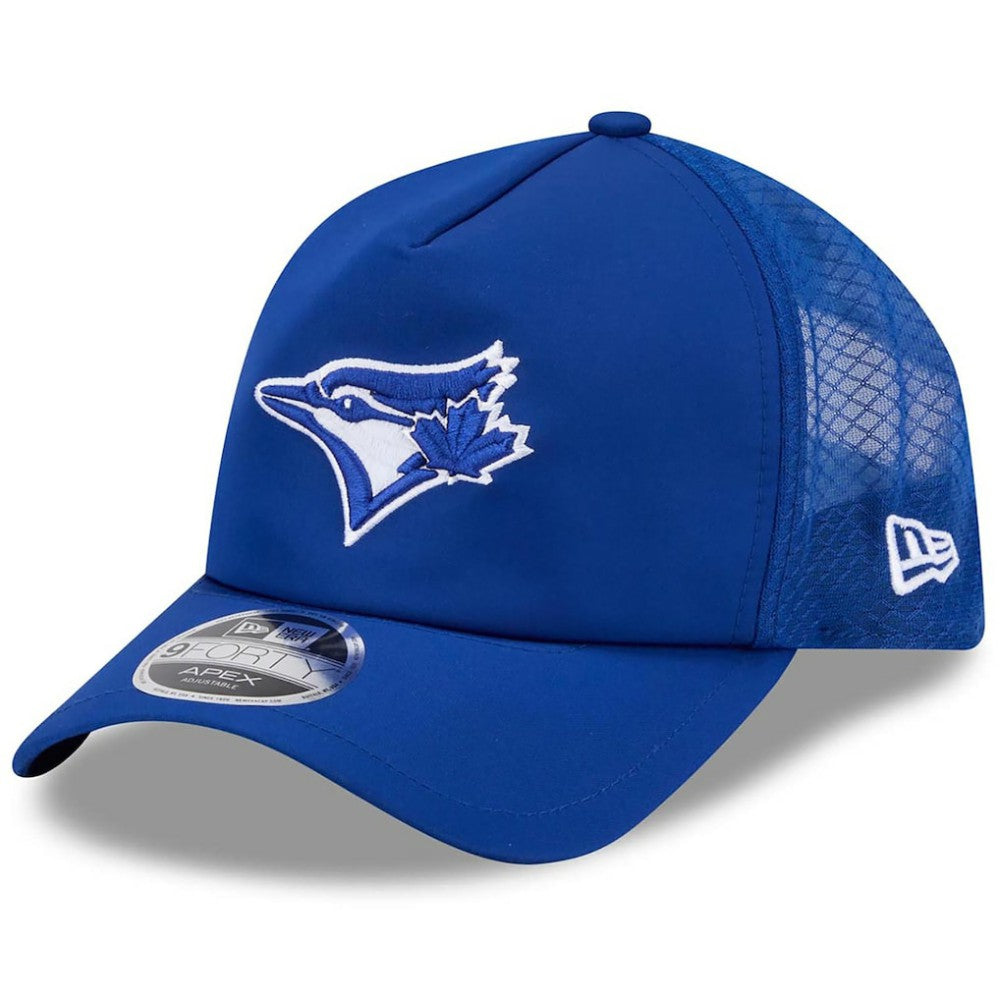Toronto Blue Jays New Era 2026 Batting Practice Apex 9FORTY Adjustable Trucker Hat - Royal Hats