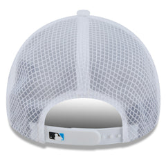 Miami Marlins New Era 2026 Batting Practice Apex 9FORTY Adjustable Trucker Hat - White Hats