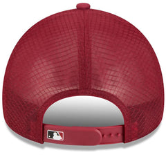 Arizona Diamondbacks New Era 2026 Batting Practice Apex 9FORTY Adjustable Trucker Hat - Dark Red Hats