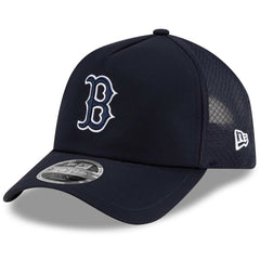 Boston Red Sox New Era 2026 Batting Practice Apex 9FORTY Adjustable Trucker Hat - Navy Hats
