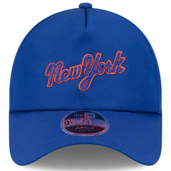 New York Mets New Era 2026 Batting Practice Apex 9FORTY Adjustable Trucker Hat - Royal Hats