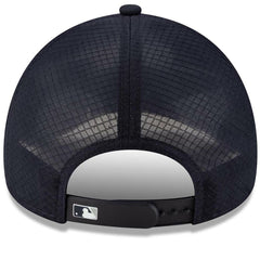 New York Yankees New Era 2026 Batting Practice Apex 9FORTY Adjustable Trucker Hat - Navy Hats