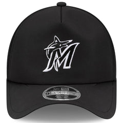 Miami Marlins New Era 2026 Batting Practice Apex 9FORTY Adjustable Trucker Hat - Black Hats