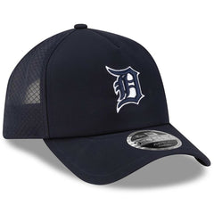 Detroit Tigers New Era 2026 Batting Practice Apex 9FORTY Adjustable Trucker Hat - Navy Hats