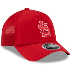 St. Louis Cardinals New Era 2026 Batting Practice Apex 9FORTY Adjustable Trucker Hat - Red Hats
