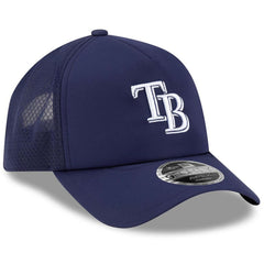 Tampa Bay Rays New Era 2026 Batting Practice Apex 9FORTY Adjustable Trucker Hat - Navy Hats