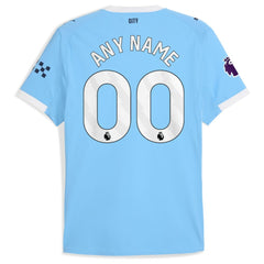 Manchester City 2025/26 Home Custom Jersey Sky Blue - Puma