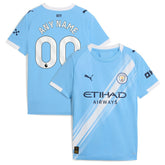 Manchester City Youth 2025/26 Home Replica Custom Jersey Sky Blue - Puma on sale