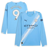 Erling Haaland Manchester City 2025/26 Home Replica Long Sleeve Player Jersey Sky Blue - Puma outlet