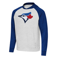 Toronto Blue Jays Antigua Urgent Pullover Hoodie - Royal/Gray Hoodies