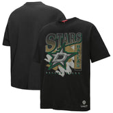Dallas Stars Mitchell & Ness Women's Choppy Ice Boyfriend T-Shirt - Black | US 203151856