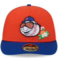 New York Mets New Era 2026 Spring Training Low Profile 59FIFTY Fitted Hat - Orange/Royal Hats