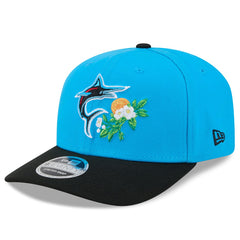 Miami Marlins New Era 2026 Spring Training 9SEVENTY Adjustable Hat - Blue/Black Hats