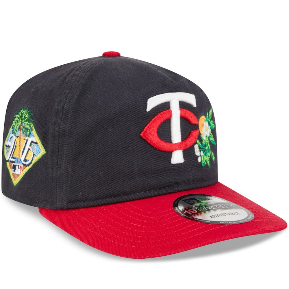 Minnesota Twins New Era Youth 2026 Spring Training 19TWENTY Adjustable Hat - Navy/Red Hats
