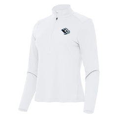 Utah Mammoth Antigua Women's Tribute Half-Zip Pullover - White | US 203154838