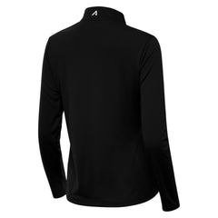 Utah Mammoth Antigua Women's Tribute Half-Zip Pullover - Black | US 203154839