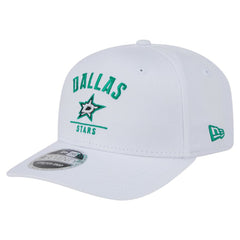 Dallas Stars New Era Team Lockup Basic 9SEVENTY Adjustable Hat - White | US 203155587