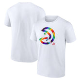 Atlanta Hawks Team Logo Pride T-Shirt White outlet