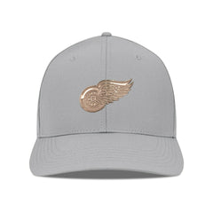 Detroit Red Wings Levelwear Rise Copper Insignia Flex Hat - Gray | US 203155808