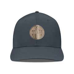 Edmonton Oilers Levelwear Rise Copper Insignia Flex Hat - Charcoal | US 203155809
