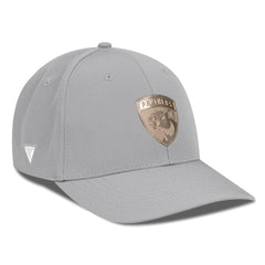 Florida Panthers Levelwear Rise Copper Insignia Flex Hat - Gray | US 203155812