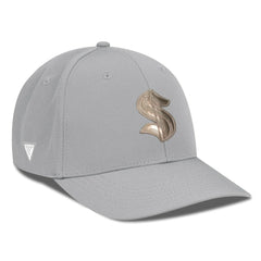Seattle Kraken Levelwear Rise Copper Insignia Flex Hat - Gray | US 203155817