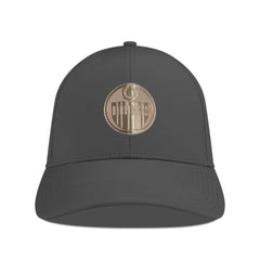 Edmonton Oilers Levelwear Ascend Copper Insignia Vented Adjustable Hat - Charcoal | US 203155849