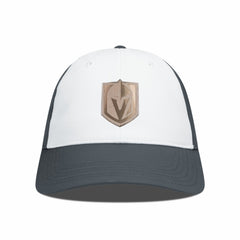 Vegas Golden Knights Levelwear Endure Copper Insignia Adjustable Hat - White/Charcoal | US 203155881